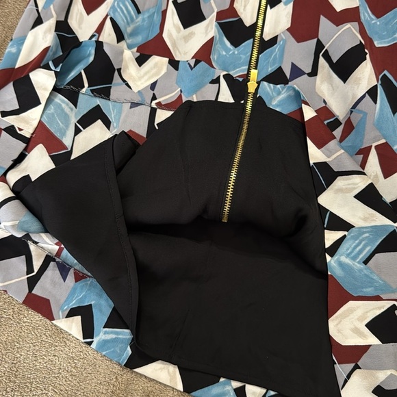 NWT Diane Von Furstenberg Carpreena Geometric Patterned Mini Dress - Picture 11 of 11